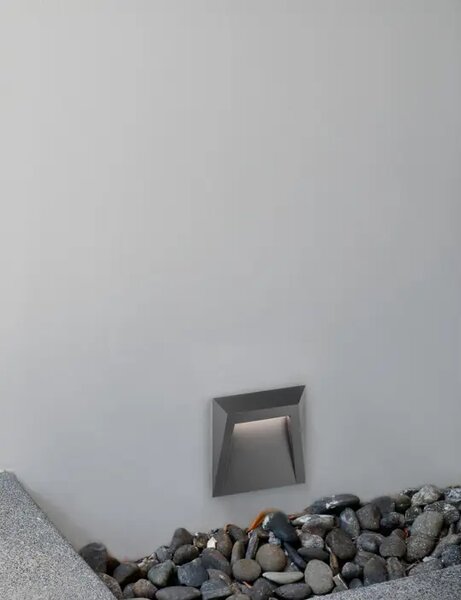 ZUNANJA STENSKA SVETILKA LUTON LED 1,2 W / 3000 K / 145 lm / IP65 / TEMNO SIVA NL8403624