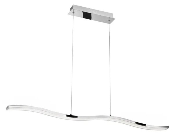Viseča LED svetilka CESENA 42W/3000K/2750lm/IP20/krom NL81002002