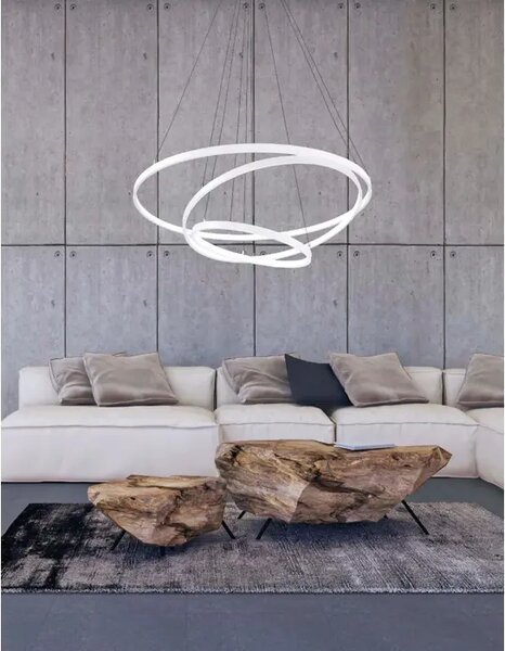 Viseča LED svetilka DEA 130W/3000K/6820lm/IP20/MAT BELA NL17222001