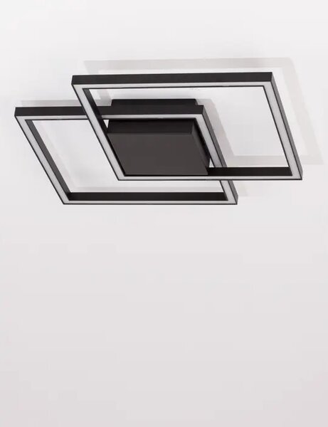 STROPNA SVETILKA BILBAO LED 25W/3000K/1600lm/IP20/ČRNA NL9500822