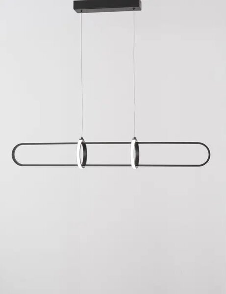 VISEČA LED SVETILKA ARTE 29W/3000K/2449lm/DIMM/IP20/ČRNA NL9113121