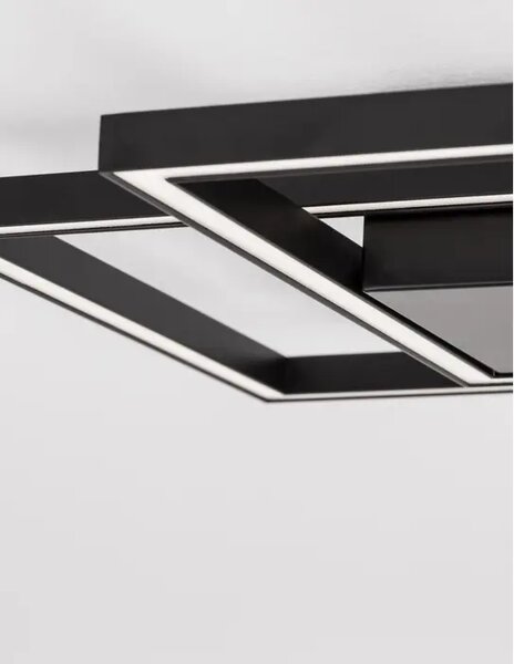 STROPNA SVETILKA BILBAO LED 25W/3000K/1600lm/IP20/ČRNA NL9500822