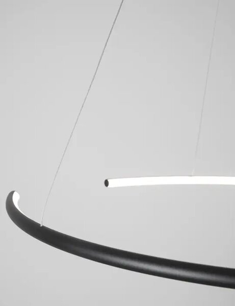 VISEČA LED SVETILKA BREDA 29W/3000K/1480lm/IP20/ ČRNA NL9010023