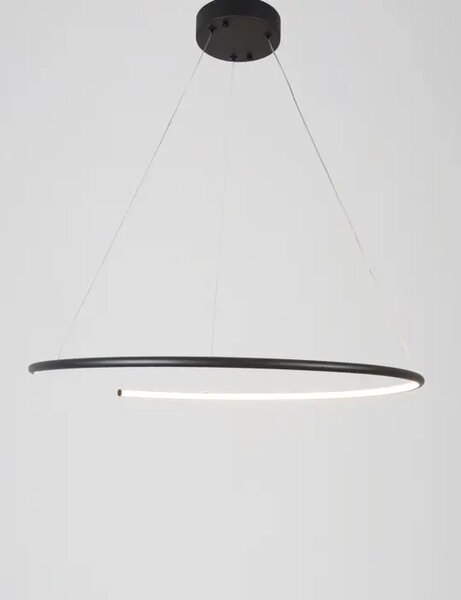 VISEČA LED SVETILKA BREDA 29W/3000K/1480lm/IP20/ ČRNA NL9010023