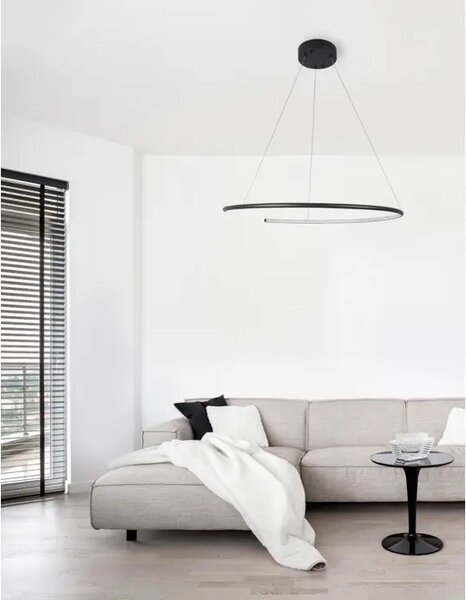 VISEČA LED SVETILKA BREDA 29W/3000K/1480lm/IP20/ ČRNA NL9010023