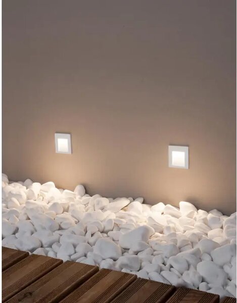 ZUNANJA STENSKA SVETILKA KRYPTON LED 3W/3000K/132lm/IP54/BELA NL727001