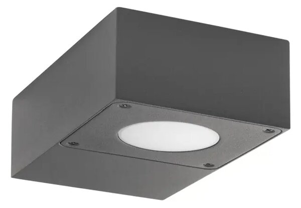 ZUNANJA STENSKA SVETILKA APOLLO LED 5W/3000K/522lm/IP54/TEMNO SIVA NL713411