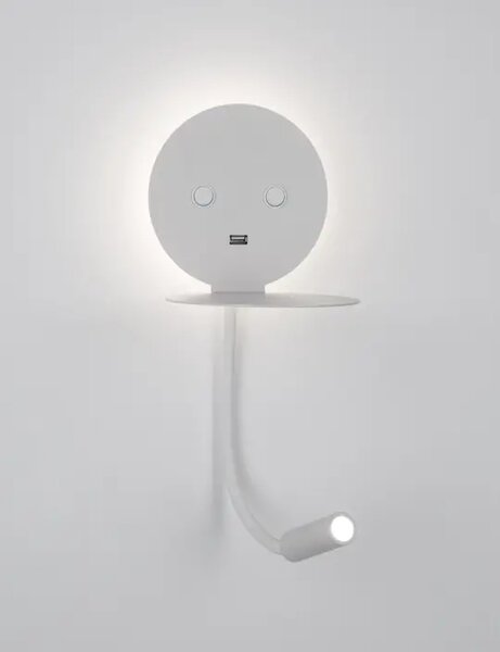 STENSKA SVETILKA ECLIP LED 9W/3000K/520lm/IP20/BELA NL9173281