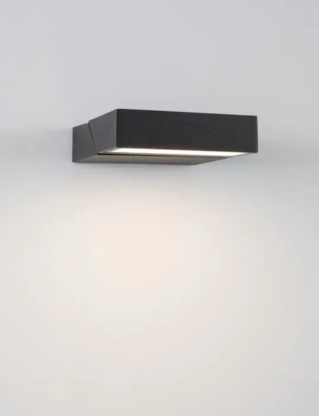 DYN ZUNANJA STENSKA SVETILKA LED 1,5 W / 3000 K / 152 lm / IP65 / ANTRACIT SENZORSKA SONČNA NL9190101