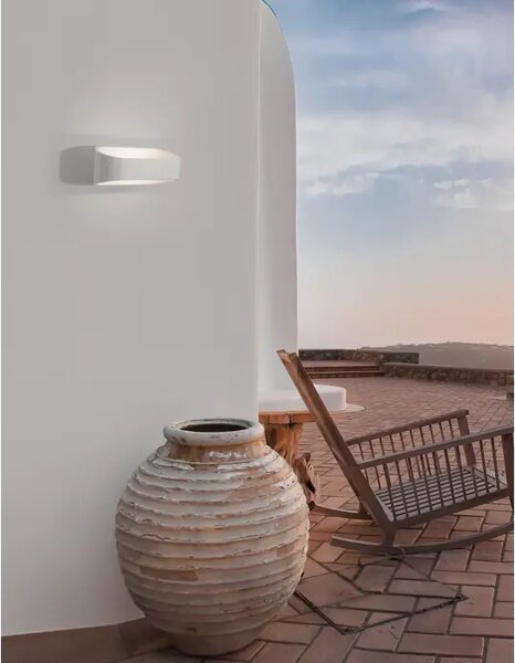 ZUNANJA STENSKA SVETILKA MILE LED 9W/3000K/475lm/IP54/BELA NL9257871