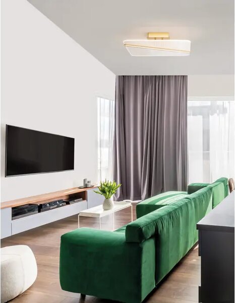 STROPNA SVETILKA JERTUNA LED 34W/3000K/2162lm/IP20/ ZLATA NL9545233