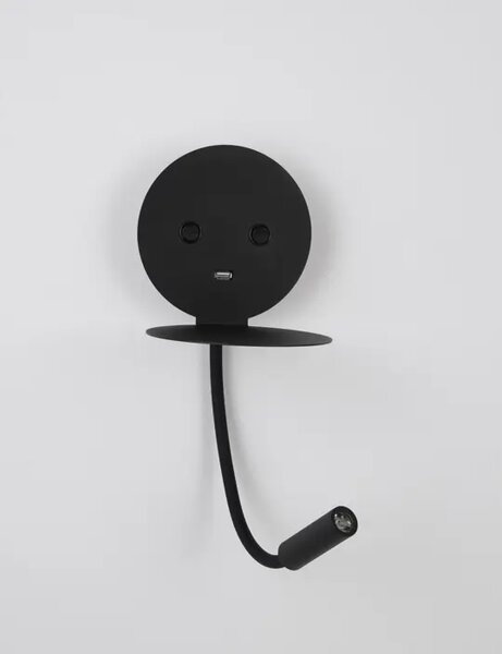 STENSKA SVETILKA ECLIP LED 9W/3000K/520lm/IP20/ ČRNA NL9173282