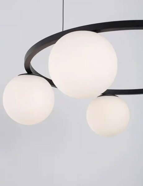 VISEČA LED SVETILKA JOLINE 35W/3200K/2803lm/IP20/ ČRNA NL9919603