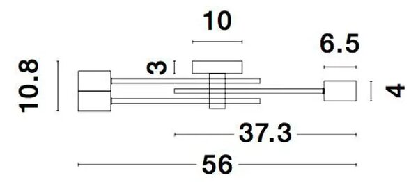 GRANSO REFLEKTOR GU10 IP20/ČRNA NL9156303