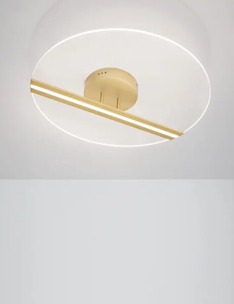 STROPNA SVETILKA JERTUNA LED 26W/3000K/1869lm/IP20/ ZLATA NL9545330