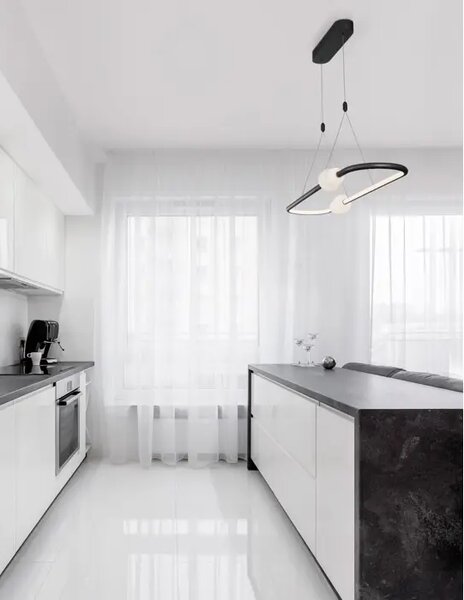 VISEČA LED SVETILKA CELIA 45W/3000K/4751lm/DIMM/IP20/ČRNA NL9820603