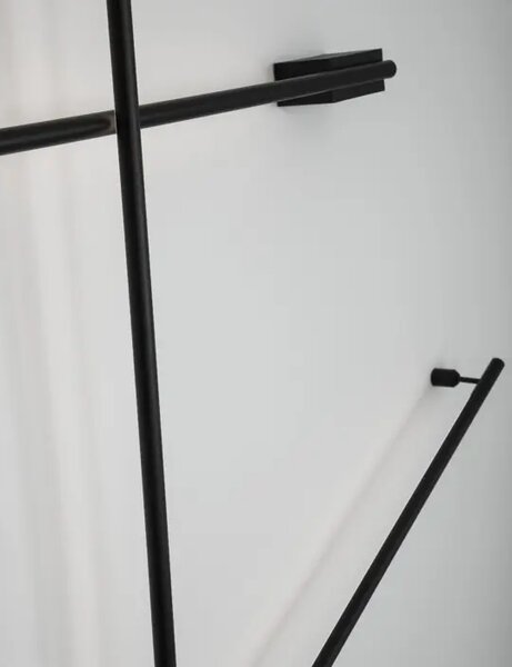 GROPIUS STENSKA SVETILKA LED 15W/3000K/507lm/IP20/ ČRNA NL9081140