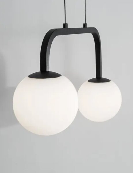 VISEČA SVETILKA JOLINE LED 16W/3200K/1030lm/IP20/ ČRNA NL9919602