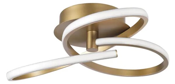 STROPNA SVETILKA FUSION LED 40W/3000K/3017lm/IP20/MEDENINSKO ZLATA NL1701101004