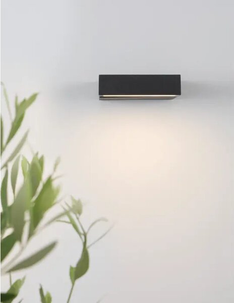BRIN ZUNANJA STENSKA SVETILKA LED 10W/3000K/298lm/IP65/Antracit NL9160101