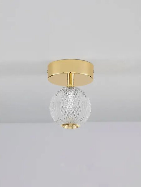 BRILLANTE STROPNA SVETILKA LED 6W/3200K/246lm/IP20/ ZLATA NL9522010