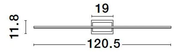 AZURE STENSKA SVETILKA LED 12,5 W/3000K/750lm/IP20/BELA NL9267021