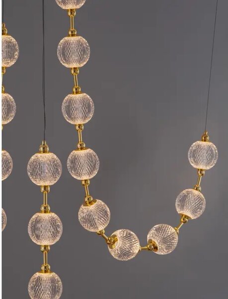 BRILLANTE VISEČA LED SVETILKA 134W/3200K/8530lm/DIMM/IP20/ZLATA NL9695201