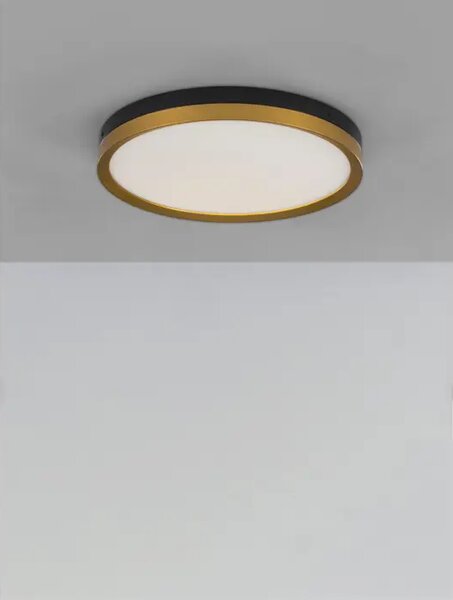 STROPNA SVETILKA CANTRIA LED 31W/3000K/1916lm/IP20/ ČRNO-ZLATA NL9695236