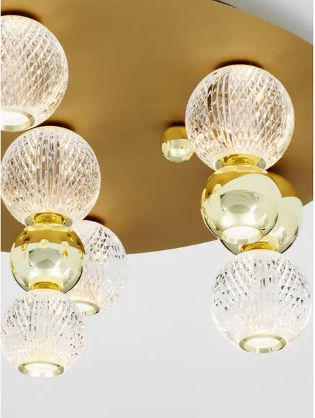 STROPNA SVETILKA BRILLE LED 39W/3200K/2350lm/DIMM/IP20/ZLATA NL9695600