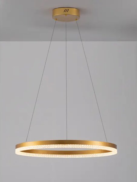 VISEČA LED SVETILKA ADRIA 32W/3000K/3288lm/DIMM/IP20/MEDENINSKO ZLATA NL9530228
