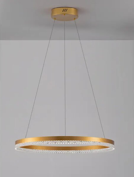 VISEČA LED SVETILKA ADRIA 32W/3000K/3288lm/DIMM/IP20/MEDENINSKO ZLATA NL9530228
