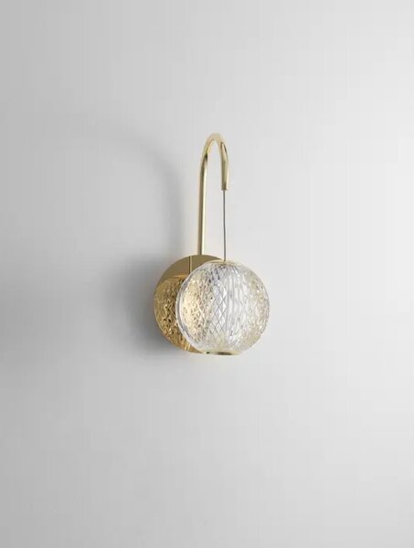 BRILLANTE STENSKA SVETILKA LED 4,2 W/3200 K/204,52 lm/IP20/ ZLATA NL9695100
