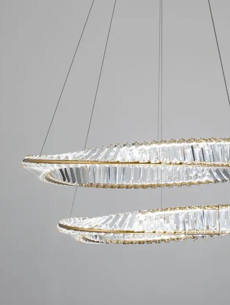 Viseča LED svetilka AURELIA 72W/3500K/6351lm/DIMM/IP20/ZLATA NL9333063