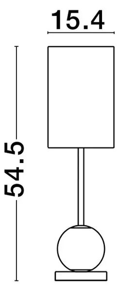 BRILLE NAMIZNA SVETILKA LED 8,8 W / 3200 K / 685 lm / IP20 / ZLATA NL9695210