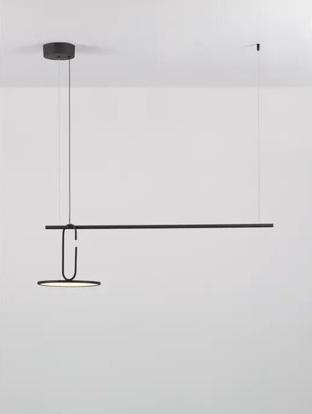 OPI VISEČA LED SVETILKA/3000K/22W/2600Lm/ČRNA NL9501209