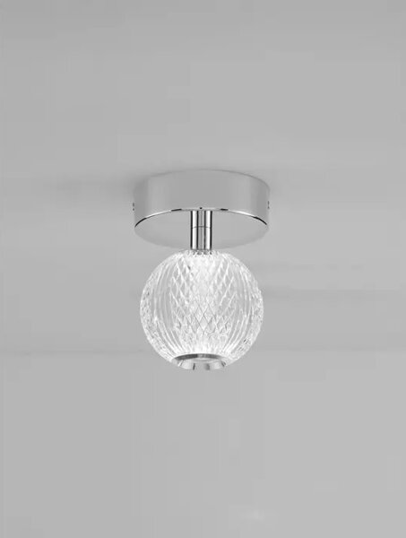 STROPNA SVETILKA BRILLE LED 6W/3200K/246lm/IP20/KROM NL9186907