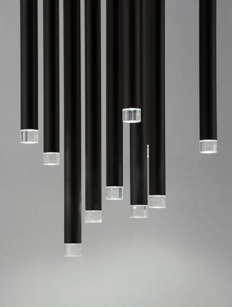 Viseča LED svetilka DANDIA 69W/3000K/4223lm/DIMM/IP20/ČRNA NL9540204