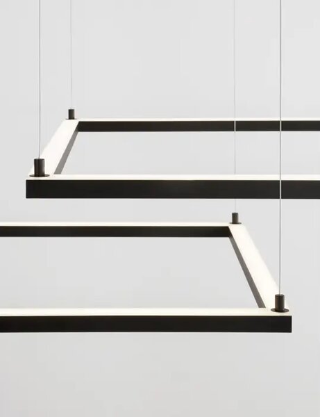 VISEČA LED SVETILKA ETERNA 50W/3000K/3818lm/DIMM/IP20/ ČRNA NL9990732