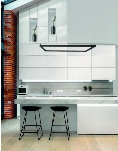 VISEČA LED SVETILKA ETERNA 50W/3000K/3818lm/DIMM/IP20/ ČRNA NL9990732