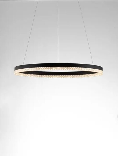 VISEČA LED SVETILKA ADRIA 32W/3000K/3288lm/DIMM/IP20/ČRNA NL9530227