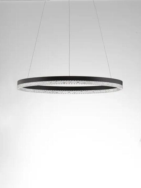 VISEČA LED SVETILKA ADRIA 32W/3000K/3288lm/DIMM/IP20/ČRNA NL9530227