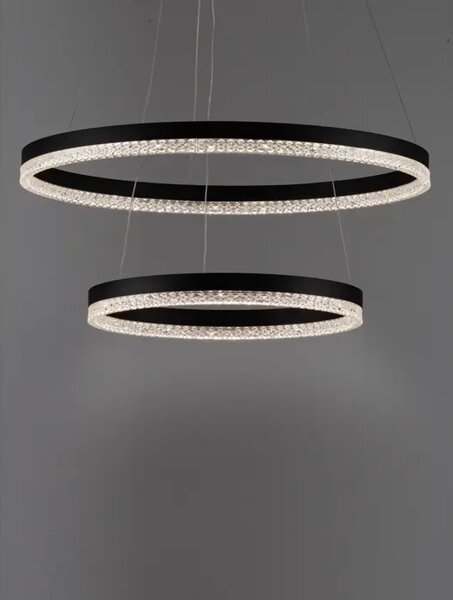 VISEČA LED SVETILKA ADRIA 52W/3000K/5684lm/DIMM/IP20/ ČRNA NL9530229