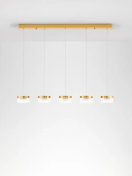 VISEČA LED SVETILKA BION/3000K/32W/2040Lm/ ZLATA MEDENINA NL9186943
