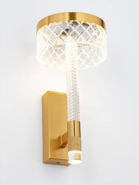 STENSKA SVETILKA BION LED/3000K/8W/490Lm/MEDENINSKO ZLATA NL9186946