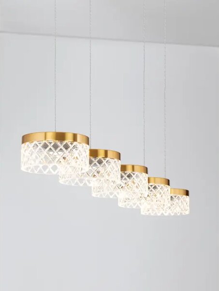 VISEČA LED SVETILKA BION/3000K/32W/2040Lm/ ZLATA MEDENINA NL9186943