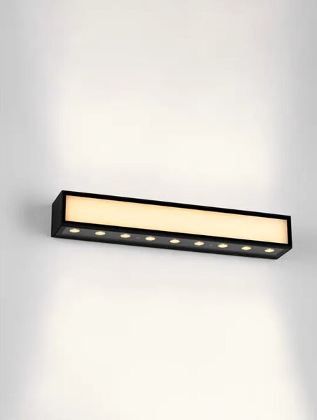 STENSKA SVETILKA INGA LED 3000K 3028lm IP65 ČRNA NL9030596