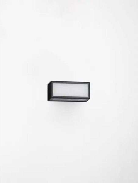 STENSKA SVETILKA INGA LED 3000K 875lm IP65 ČRNA NL9030593