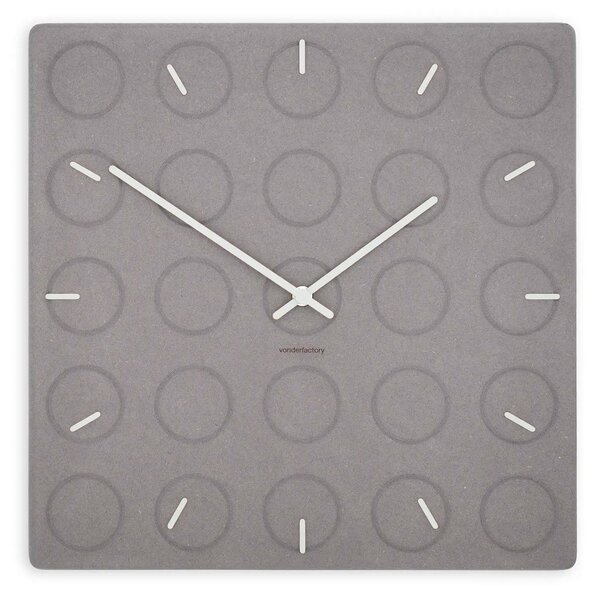 Stenska ura Luxhora Circula Light Grey 11 barv kazalcev