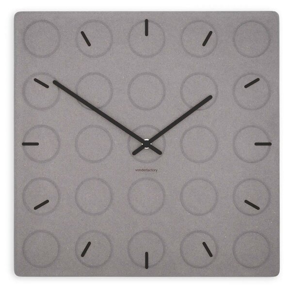 Stenska ura Luxhora Circula Light Grey 11 barv kazalcev