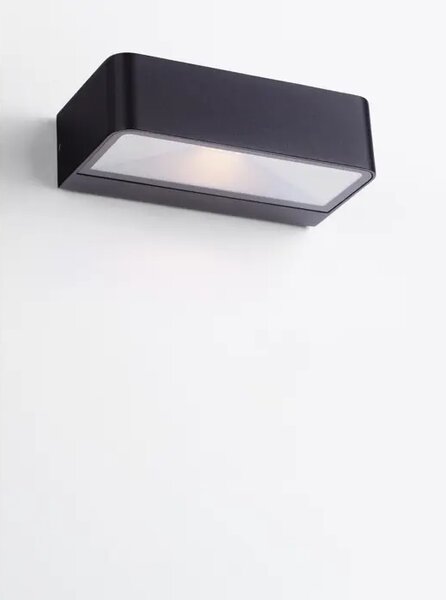 IRID STENSKA SVETILKA LED 3000K 255lm IP65 ČRNA NL9030624